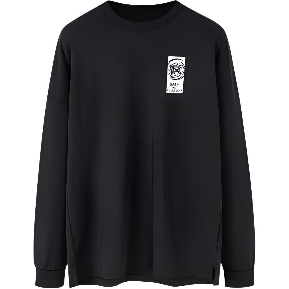 Anta Basketball Graphic Crewneck Sweatshirt Unisex - Basic Black 172241401-4