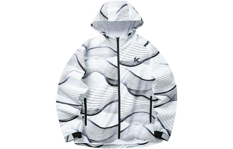 Anta Basketball Graphic Zip-Up Hoodie Jacket White 152211611-1