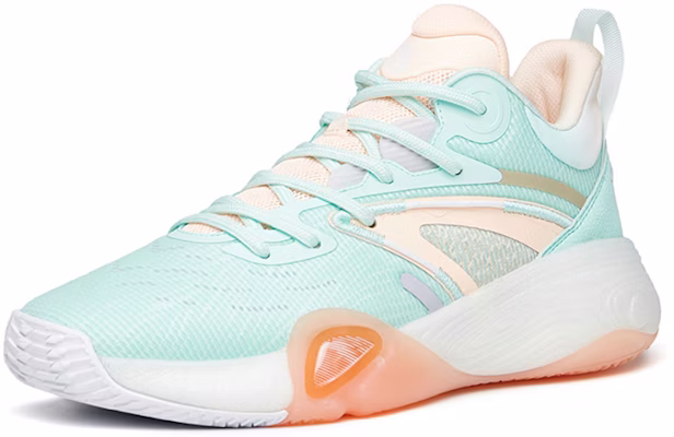 Anta安踏 籃球系列 化羽 低幫 實戰籃球鞋 男款 綠粉 Order Anta安踏 籃球系列 化羽 低幫 實戰籃球鞋 男款 綠粉