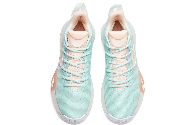 Lookbook Anta安踏 籃球系列 化羽 低幫 實戰籃球鞋 男款 綠粉