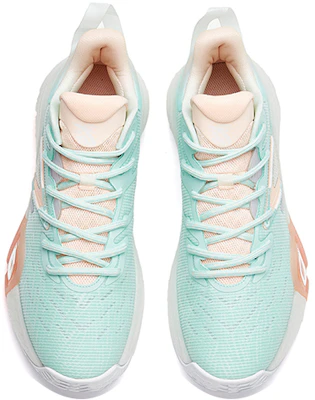 Anta安踏 籃球系列 化羽 低幫 實戰籃球鞋 男款 綠粉 Lookbook Anta安踏 籃球系列 化羽 低幫 實戰籃球鞋 男款 綠粉