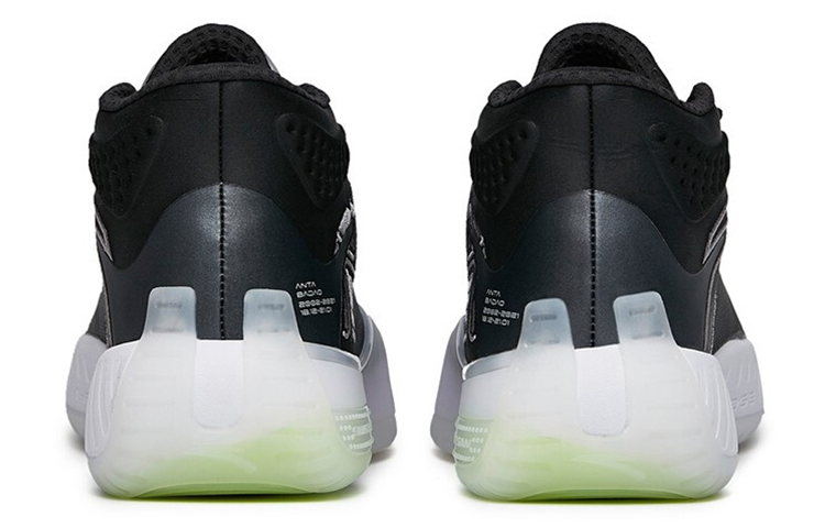 Shop Anta Basketball High 'Black Grey' 112141614-2