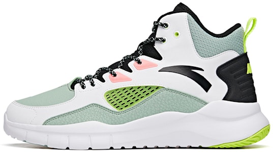 Anta Sepatu Basket Tinggi 'Retro Hitam Putih Hijau' 91731132-10 Buy Anta Sepatu Basket Tinggi 'Retro Hitam Putih Hijau' 91731132-10