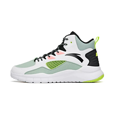 Anta Basketball High 'Retro Black White Green'
