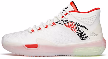 Anta Badao Basketball Shoes 'White Red' 112141614-5 Anta Badao Basketball Shoes 'White Red' 112141614-5
