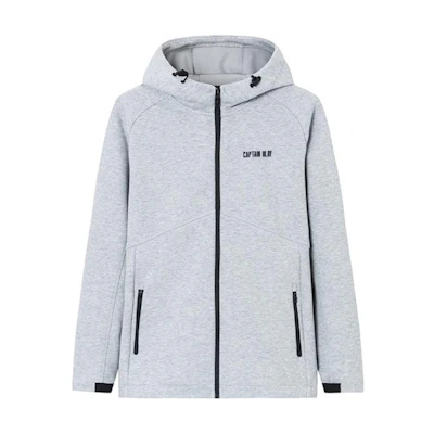 Anta Basketball Hoodie Jacket - Casual Solid Gray 152341703N-1