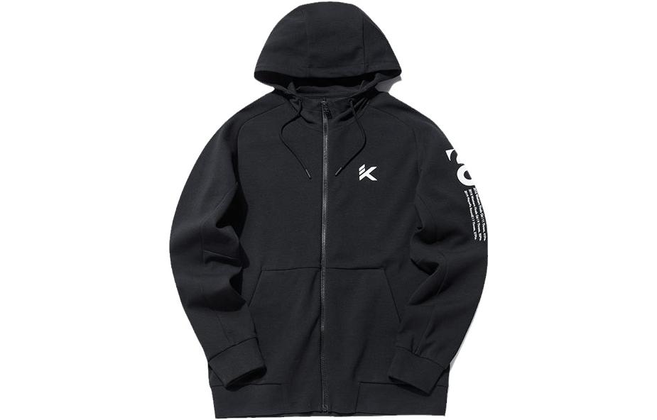 Anta Basketball Hoodie Jacket Relaxed Fit Black Casual Outerwear 152131704-4