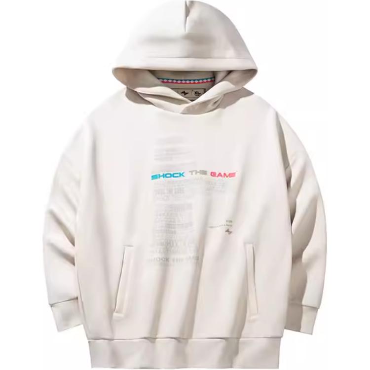 Anta Basketball Hoodie Pullover Sand Gray 152431716-1