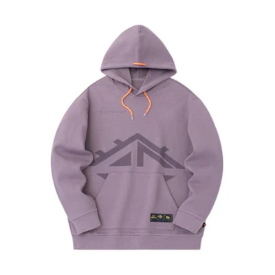 Anta Basketball Hoodie Solid Color Pullover - Dusty Purple 152331729-2