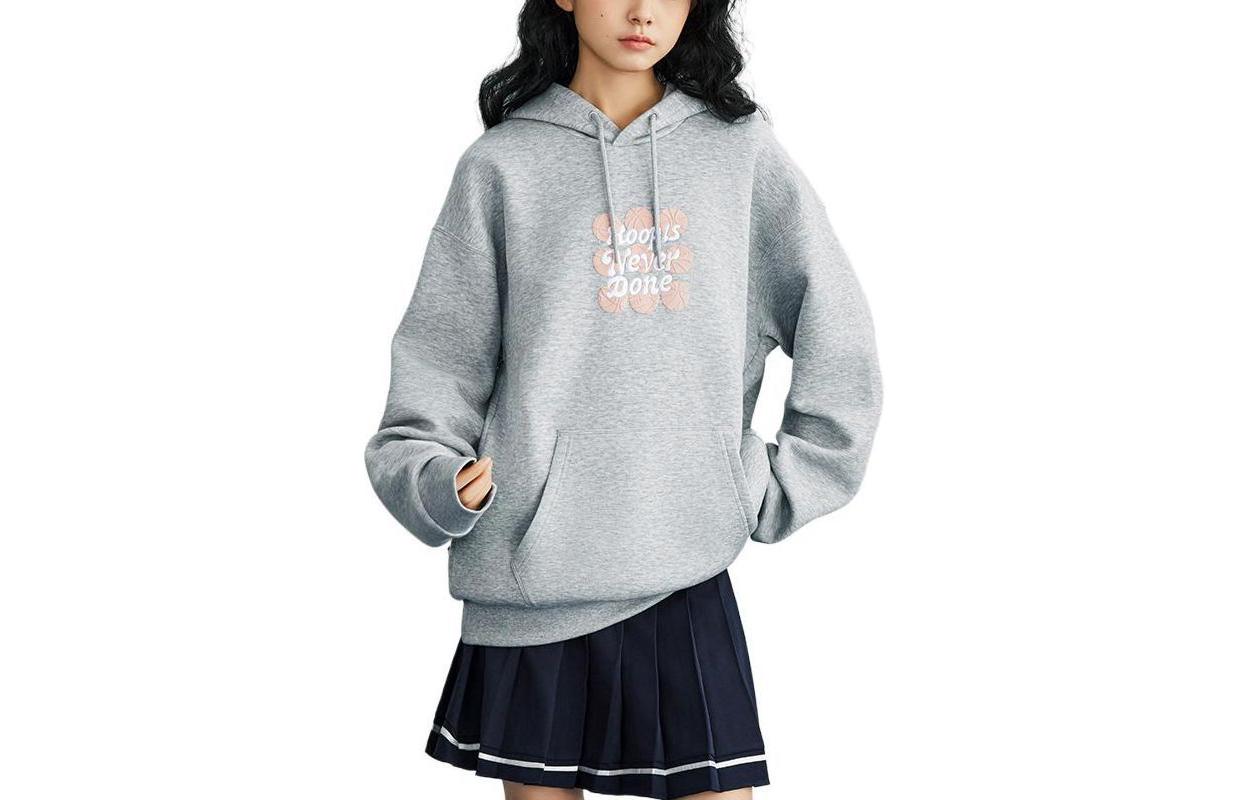 Anta Basketball Hoodie Unisex Grey 952411710-335726-2
