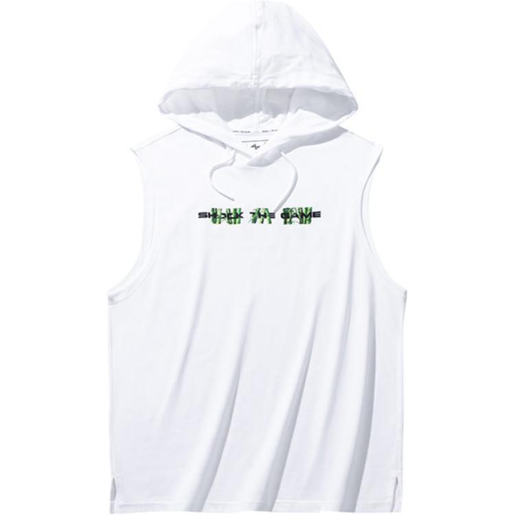 Anta Basketball Hoodie Vest - Breathable, Comfortable, Casual - Pure White 152431184-1