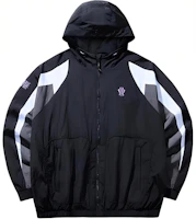 Anta Basketball Hoodie Zip Jacket Logo Long-Sleeve Windbreaker Black Unisex. 172441603N-3 Anta Basketball Hoodie Zip Jacket Logo Long-Sleeve Windbreaker Black Unisex. 172441603N-3