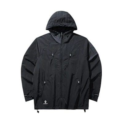 Anta Basketball Hoodie Zipper Jacket Outdoor/Business Casual Unisex - Basic Black 172431604-1