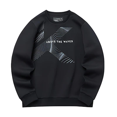 Anta Basketball Klay Thompson Letter Print Pullover Hoodie Black () 152211716-5