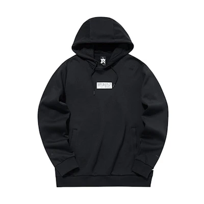 Anta Basketball Knit Pullover Hoodie Black Winter Warm Sportswear 152141746-2
