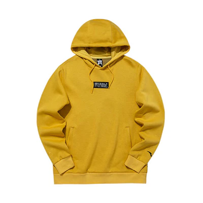 Anta Basketball Knit Pullover Hoodie Winter Warmth for Men - Incense Yellow 152141746-4