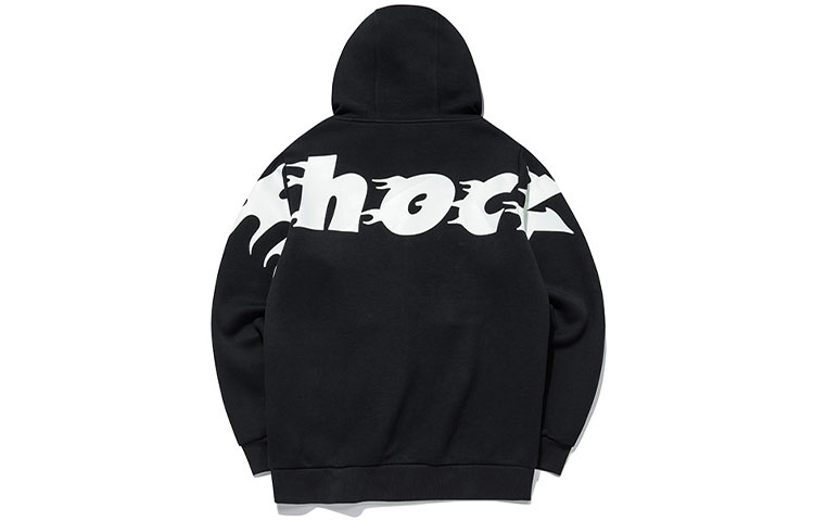 Anta Basketball Logo Print Hooded Jacket Black 152131708-3