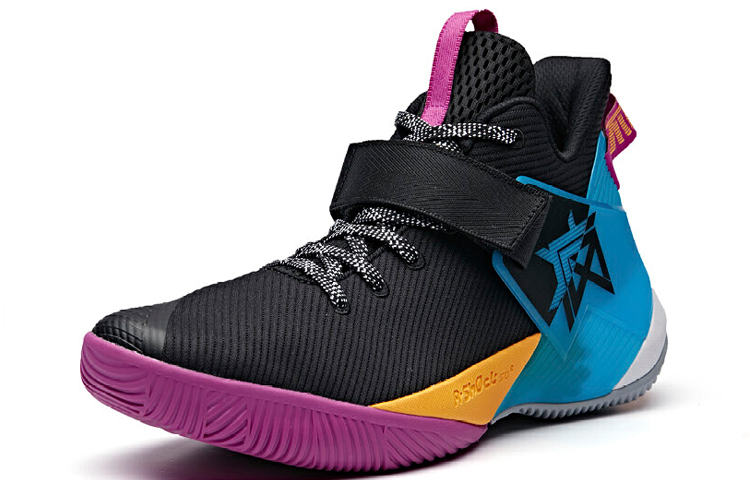 Anta Basketball Low 'Black Blue Purple' 圖 2