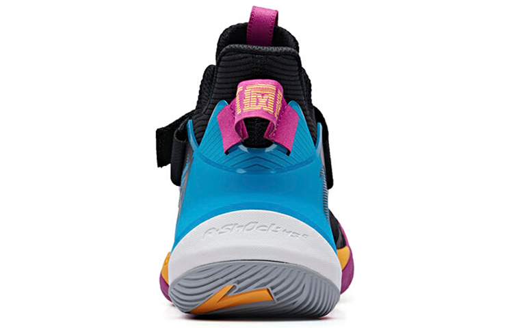 Anta Basketball Low 'Black Blue Purple' 圖 4