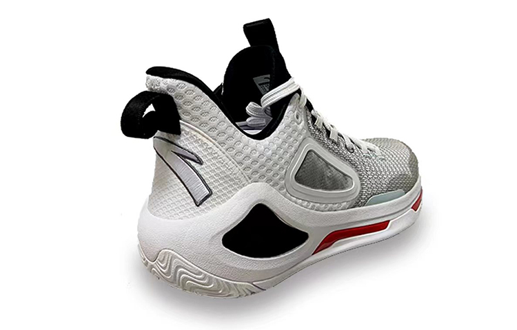 Shop Anta Basketball Seires Sneakers 'Grey Black Red' 512210501-1