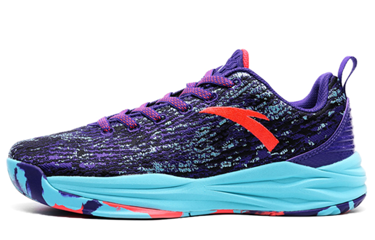 Anta Basketball Low 'Purple Blue Red'