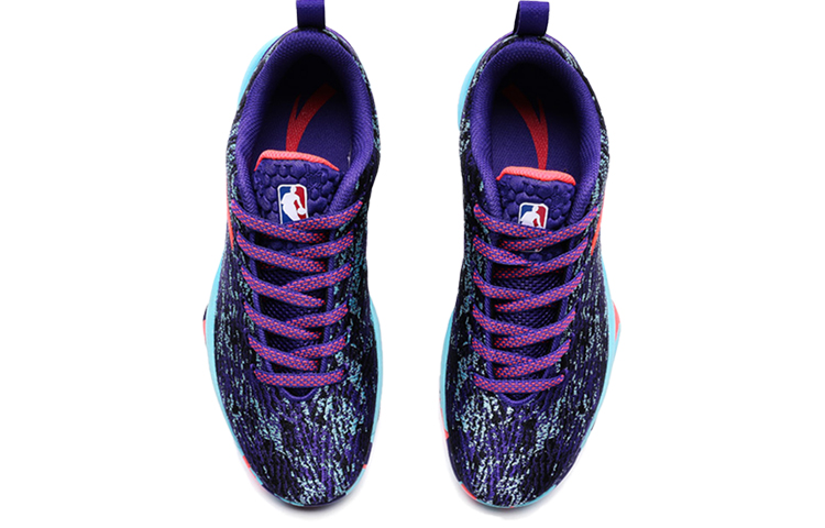 Anta Basketball Low 'Purple Blue Red' 圖 4