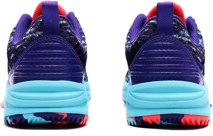 Anta Basketball Low 'Purple Blue Red' 圖 5
