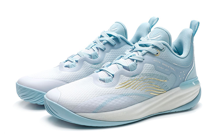 Anta Basketball Low 'White Blue' 圖 3