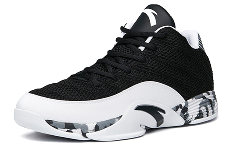 Lookbook アンタ バスケットロー レトロ 黒白 (Anta Basuketto Rō Retro Kuro Shiro) 11741154-9