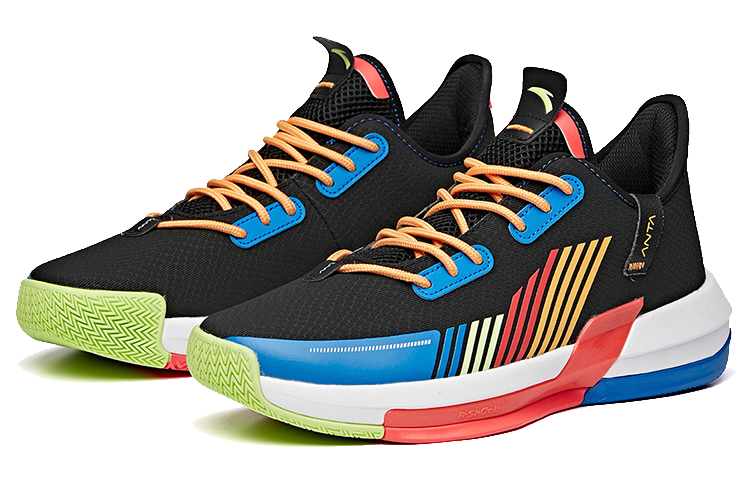 Order Anta Basketball Low Retro 'Laser Black Blue White' 112011607-10