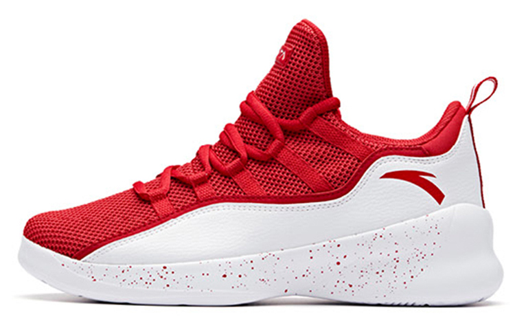 Anta Basketball Low Retro 'White Red' 91931135-1