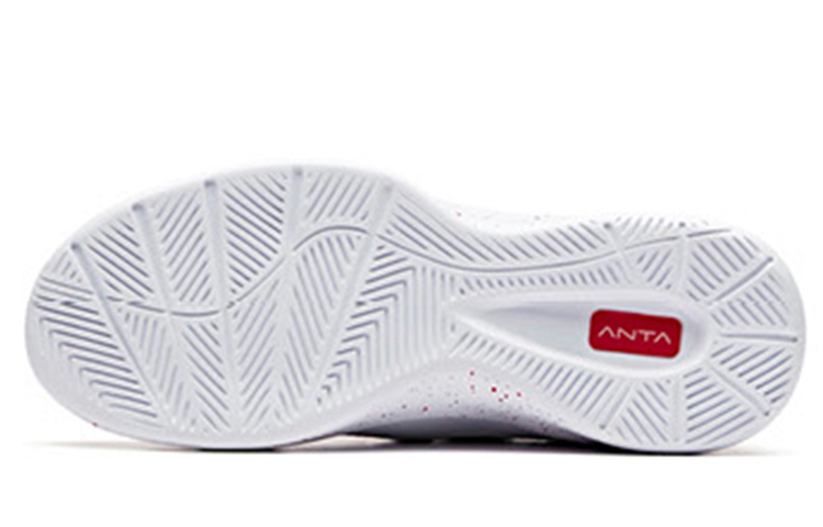Anta Basketball Low Retro 'White Red' 圖 5