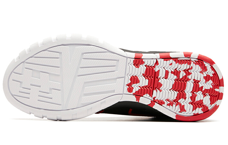 Anta Basketball Mid 'Black Red' 圖 6