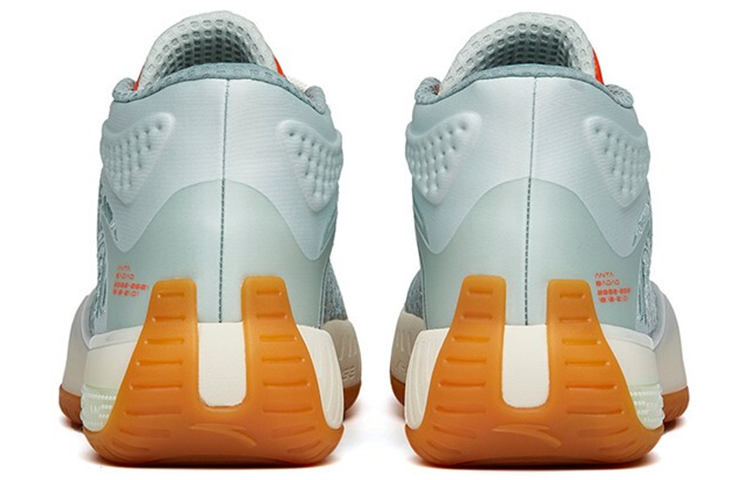 Shop Anta Basket Mid 'Retro Hijau Oranye' 112141614-4