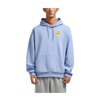 Anta Basketball Oversized Pullover Hoodie Unisex Lavender Blue 972431701-4