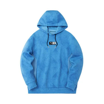 Anta Basketball Print Crewneck Sweatshirt Bright Blue - 152311704-4