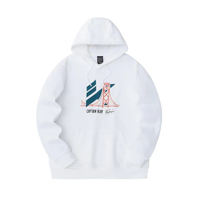 Anta Basketball Print Hoodie Pullover Sweatshirt Pure White 152341738-1