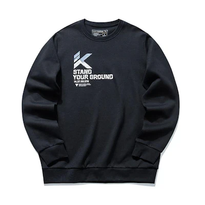 Anta Basketball Pullover Hoodie Black Letter Print Basic Design 152111737-3