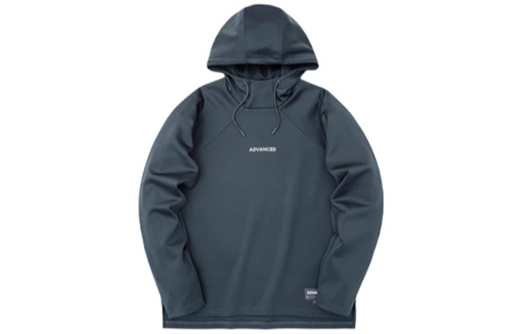 Anta Basketball Pullover Hoodie Blue - Letter Print Sweatshirt 952241713-3
