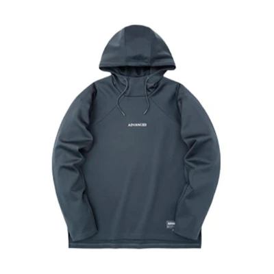 Anta Basketball Pullover Hoodie Blue - Letter Print Sweatshirt 952241713-3