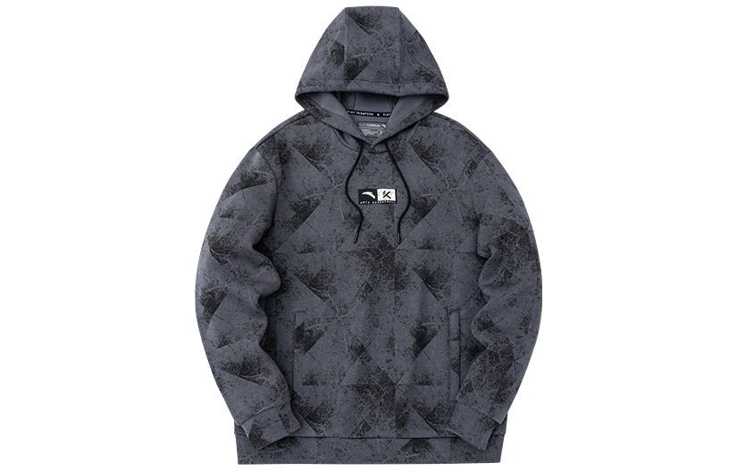 Anta Basketball Series All-Over Print Drawstring Hoodie 152311756-4