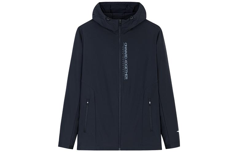 Anta Basketball Series Basic Black Zip Hoodie Jacket 152331612-3