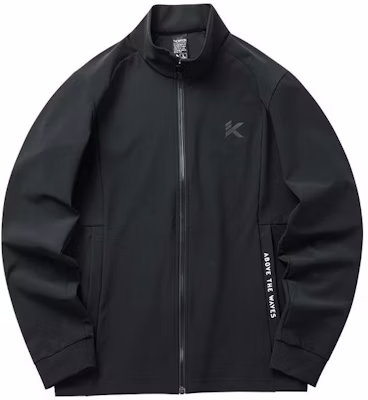 Anta Basketball Series Black Logo Print Zip-Up Jacket 152211712-2 Buy Anta Basketball Series Black Logo Print Zip-Up Jacket 152211712-2