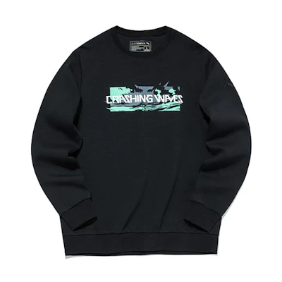 Anta Basketball Series Black Long-Sleeve Pullover Sweatshirt 152141750-3