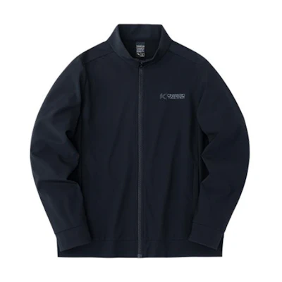 Anta Basketball Series Black Zip-Up Stand Collar Jacket 152331743-2