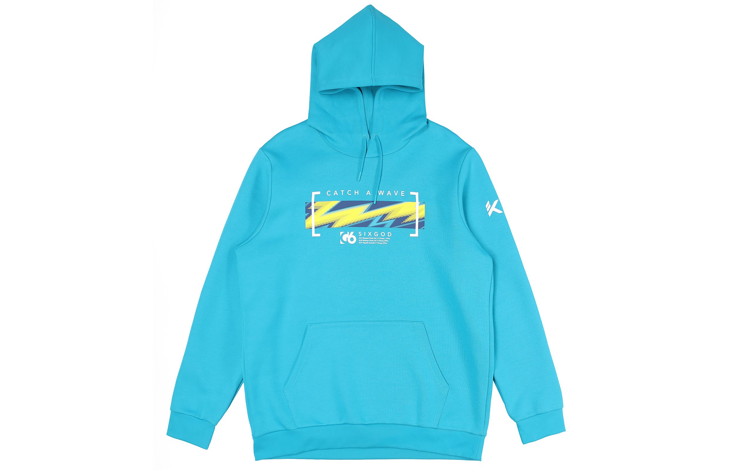 Anta Basketball Series Blue Printed Casual Hoodie 152131718-2