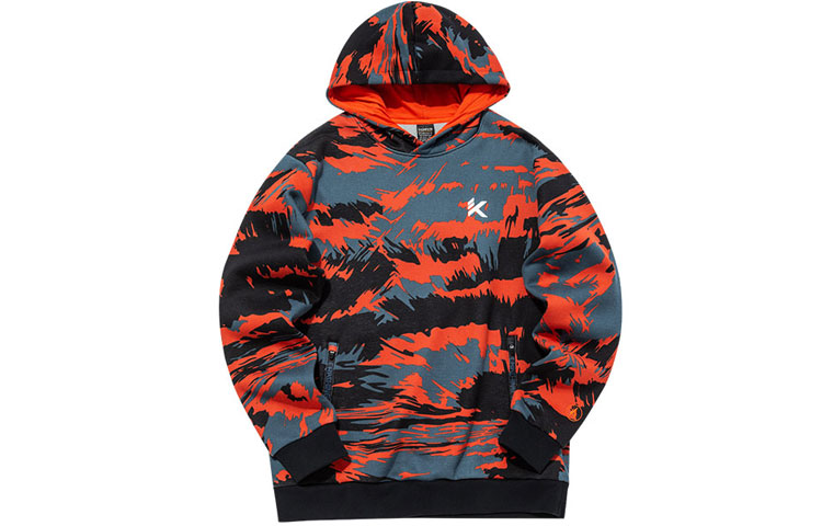 Anta Basketball Series Fleece Warm Casual Sweatshirt Sky Gray 152141706-2