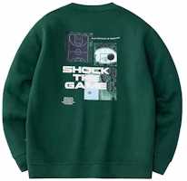 Anta Basketball Series Graphic Crewneck Sweatshirt Dark Green 152411747-4 Anta Basketball Series Graphic Crewneck Sweatshirt Dark Green 152411747-4