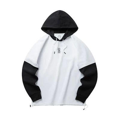 Anta Basketball Series Letter Hoodie Pullover White 152211706-1