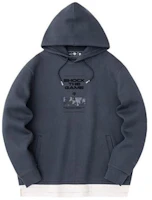 Anta Basketball Series Letter Logo Hoodie Crab Gray 152411761-2 Anta Basketball Series Letter Logo Hoodie Crab Gray 152411761-2